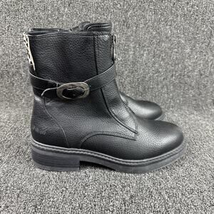 Blowfish Malibu Vozlyn Women's High Buckle Strap Boot Black Size 9